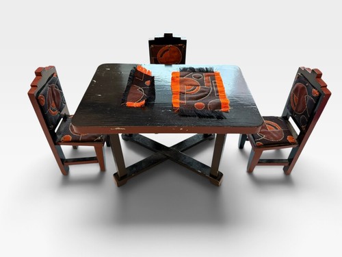Art deco miniature dining - art, set